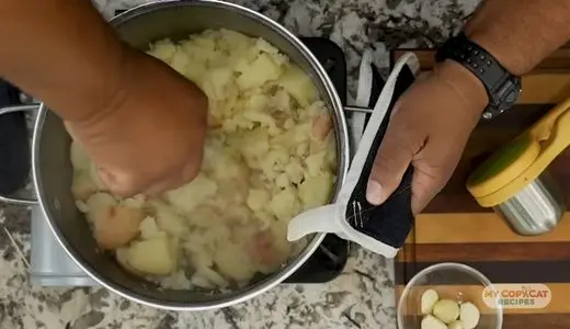 Cook until the potatoes are very tender