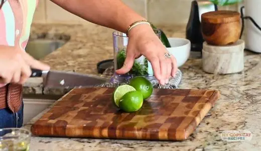 Combine the chopped cilantro