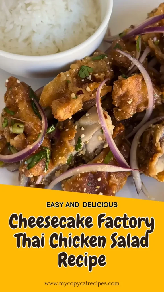 Cheesecake Factory Thai Chicken Salad
