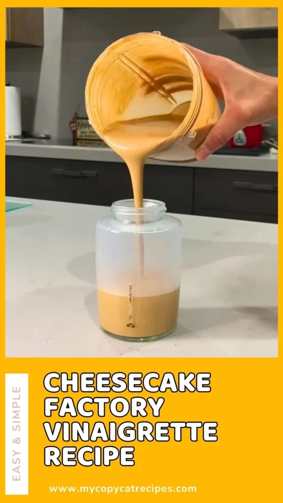 Cheesecake Factory Vinaigrette