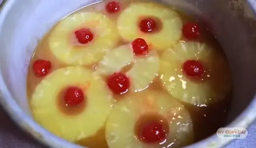 Create the Pineapple Upside-Down Layer