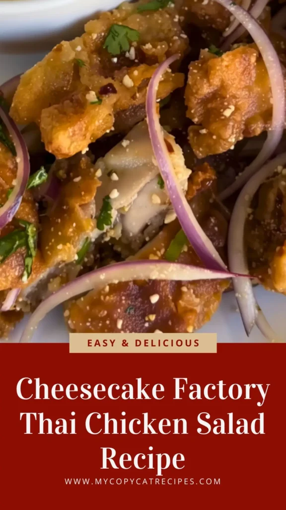 Delicious Cheesecake Factory Thai Chicken Salad