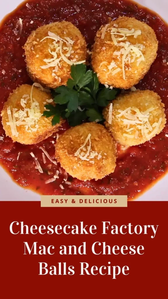 Enjoy this Cheesecake Factory Mac and Cheese Balls