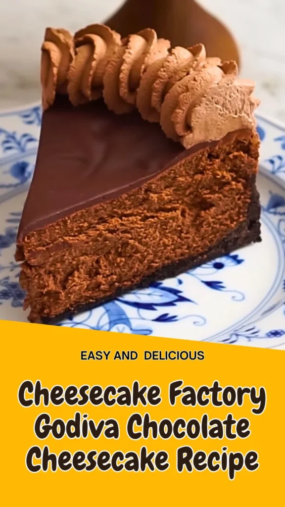 Cheesecake Factory Godiva Chocolate Cheesecake