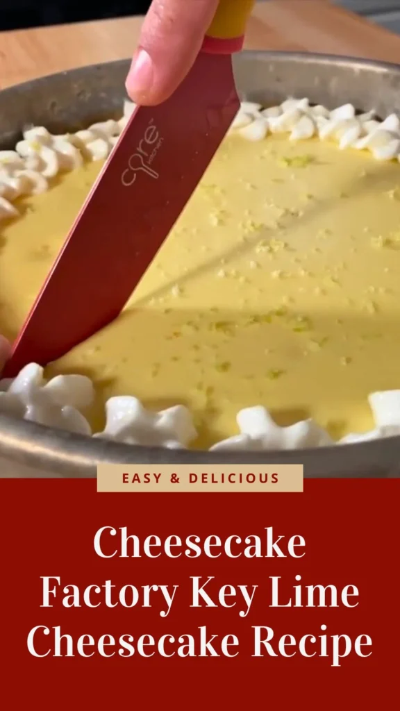 Cheesecake Factory Key Lime Cheesecake