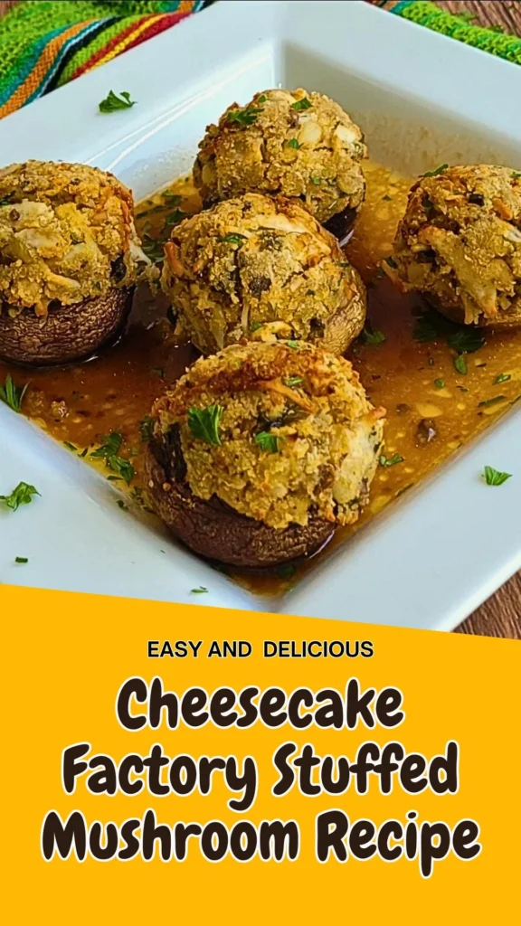 Cheesecake Factory Stuffed Mushroom