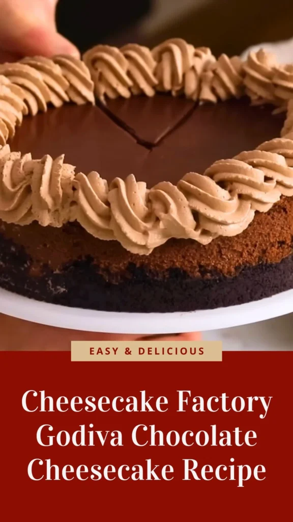 Delicious Cheesecake Factory Godiva Chocolate Cheesecake