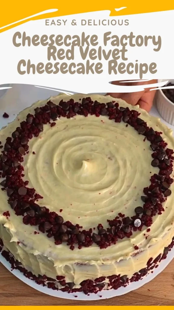 Delicious Cheesecake Factory Red Velvet Cheesecake