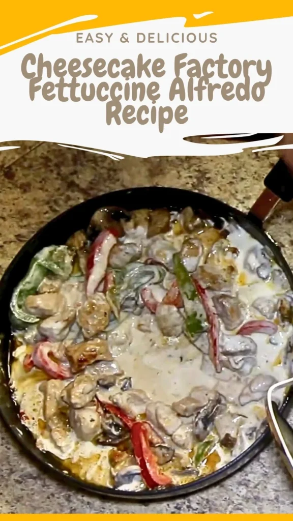 Enjoy this Cheesecake Factory Fettuccine Alfredo