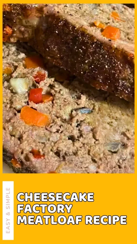 Enjoy this Cheesecake Factory Meatloaf