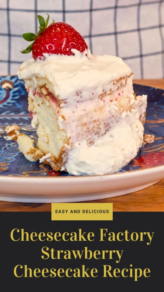 Cheesecake Factory Strawberry Cheesecake