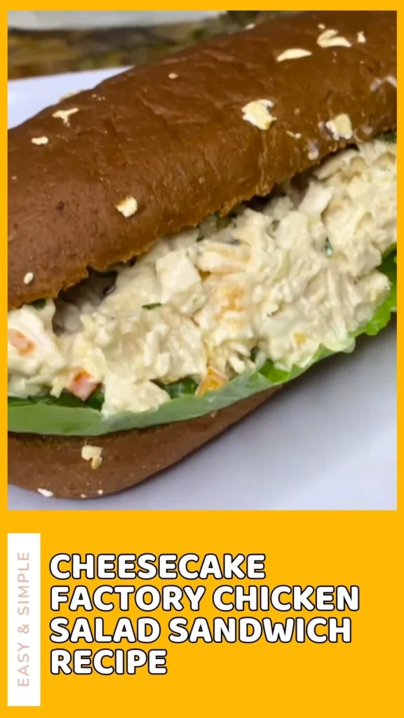 Enjoy this Cheesecake Factory Chicken Salad Sandwich