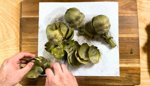 Prepare the Artichokes