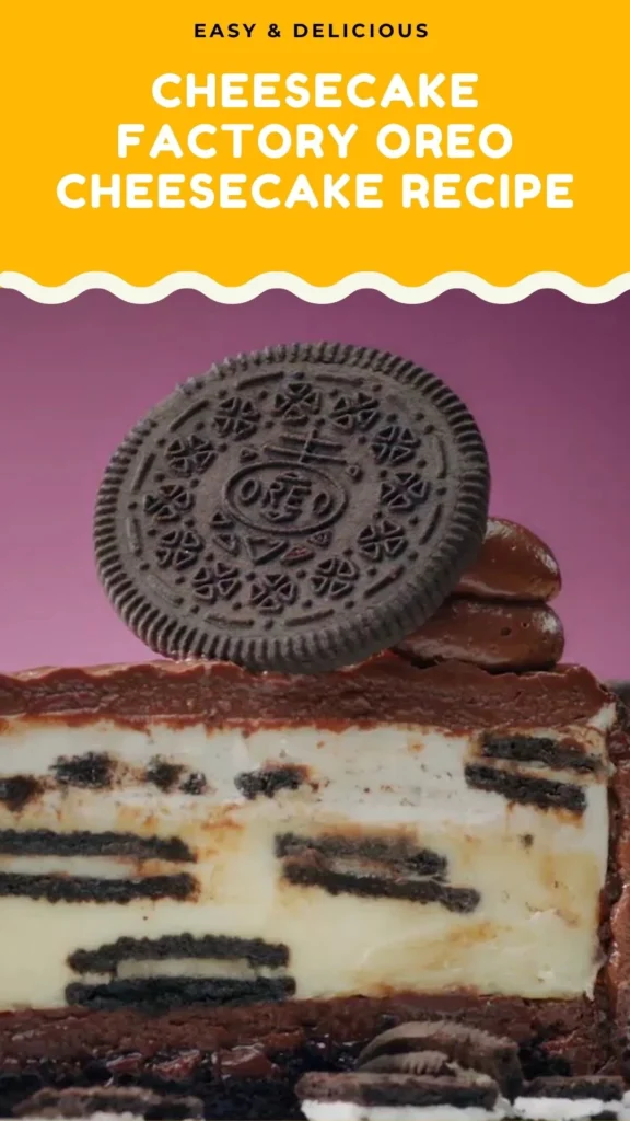 Cheesecake Factory Oreo Cheesecake
