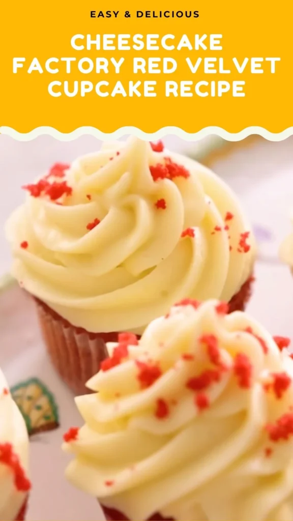 Cheesecake Factory Red Velvet Cupcake