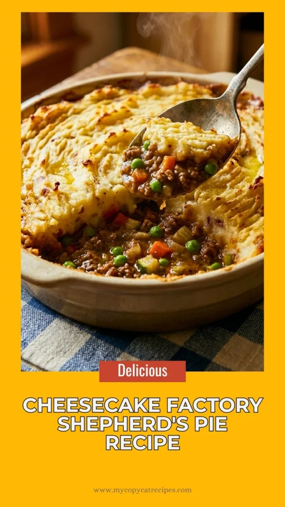 Cheesecake Factory Shepherd's Pie