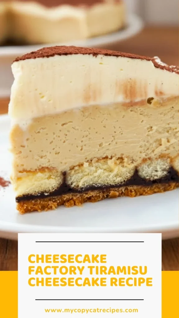 Cheesecake Factory Tiramisu Cheesecake