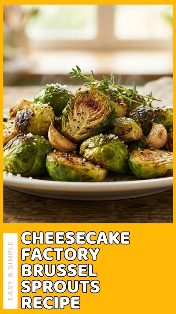 Enjoy this Cheesecake Factory Brussel Sprouts