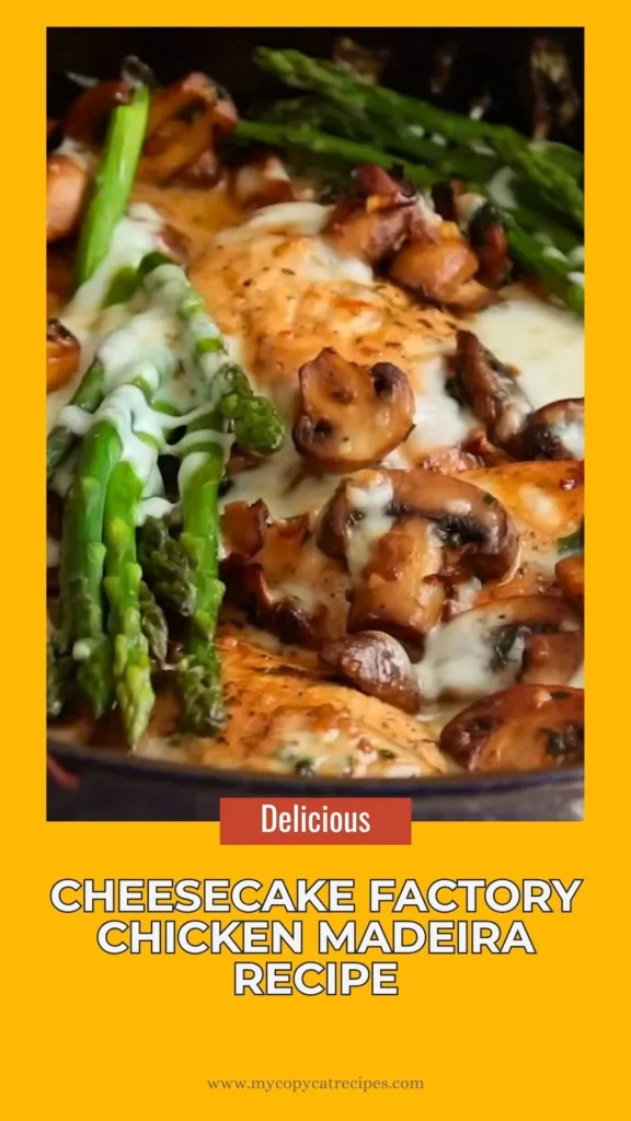 Enjoy this Cheesecake Factory Chicken Madeira