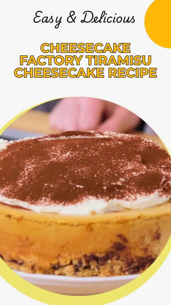 Enjoy this Cheesecake Factory Tiramisu Cheesecake