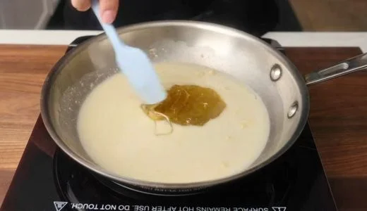 Prepare the Miso Cream Sauce